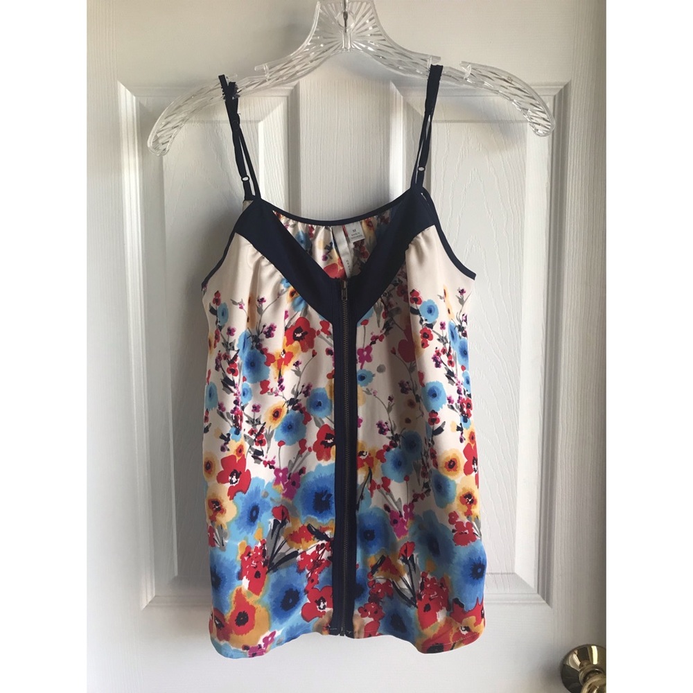 LC Lauren Conrad Floral Tank